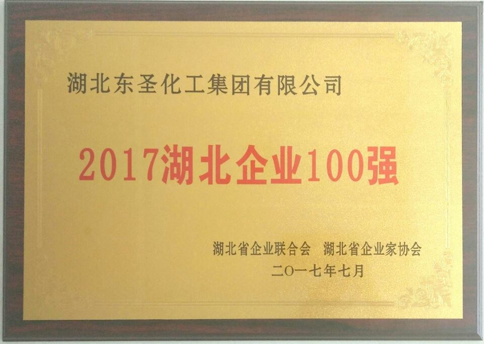湖北九州备用网址十年信誉有限公司荣膺2017湖北企业100强